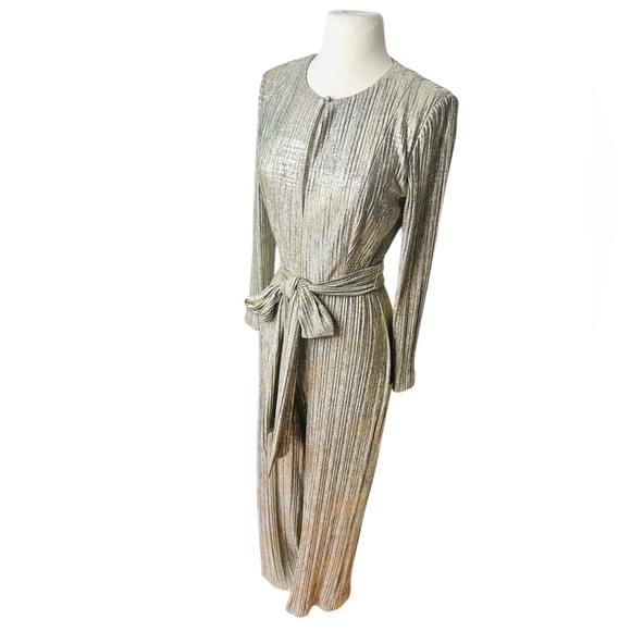 BADGLEY MISCHKA SILVER JUMPSUIT - Picture 3 of 8